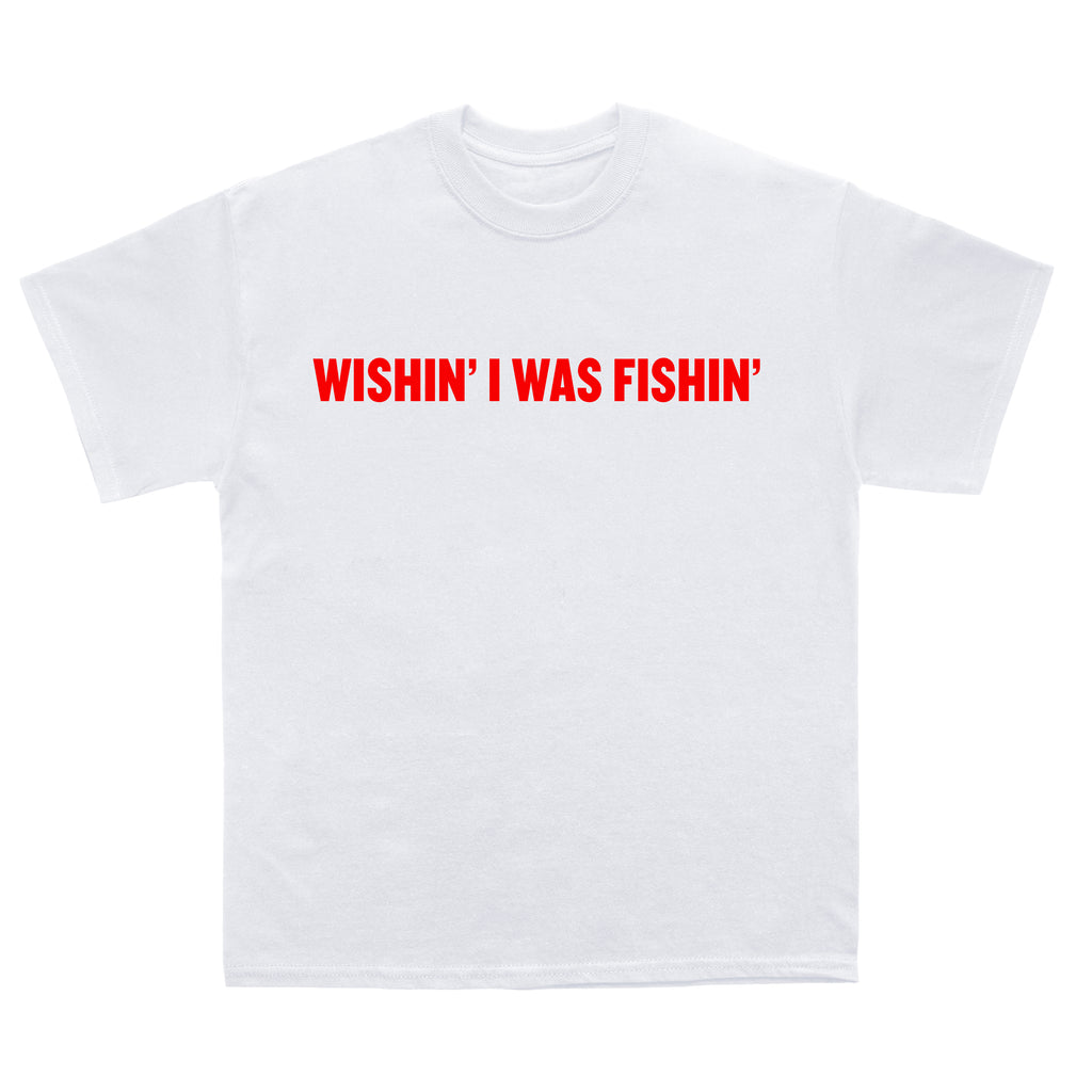 Siem Reap - "Wishin' I Was Fishin'" T-Shirt (White)