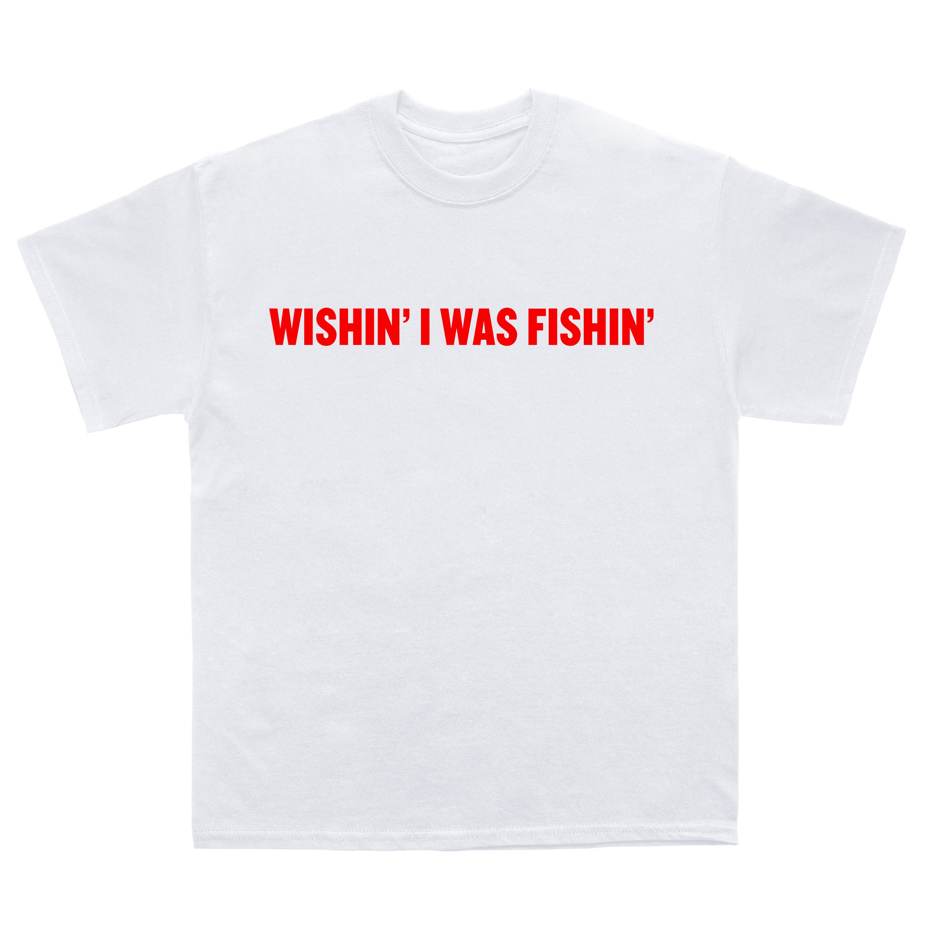 Siem Reap - "Wishin' I Was Fishin'" T-Shirt (White)