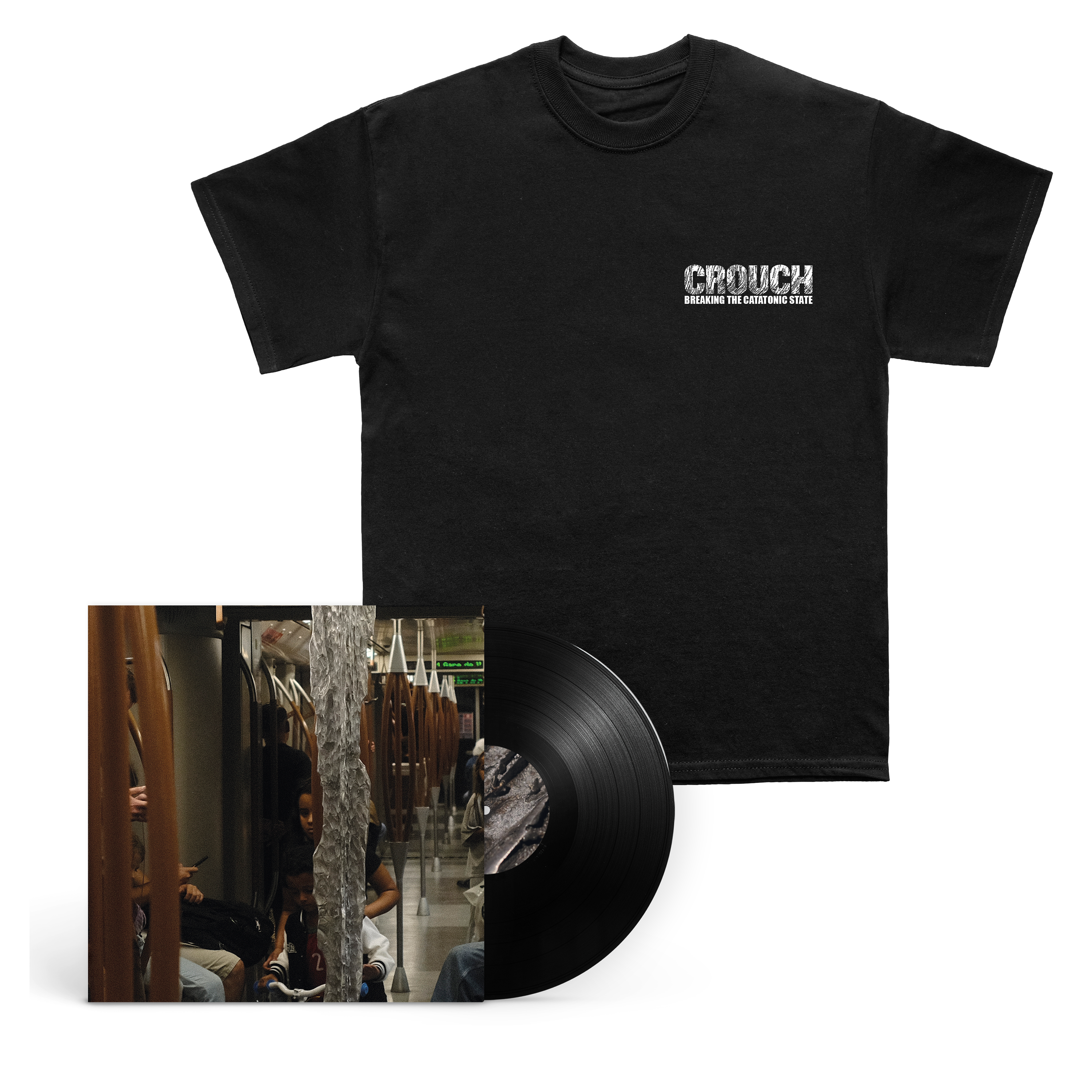 Crouch - Breaking The Catatonic State LP + T-Shirt Bundle (Pre-Order)