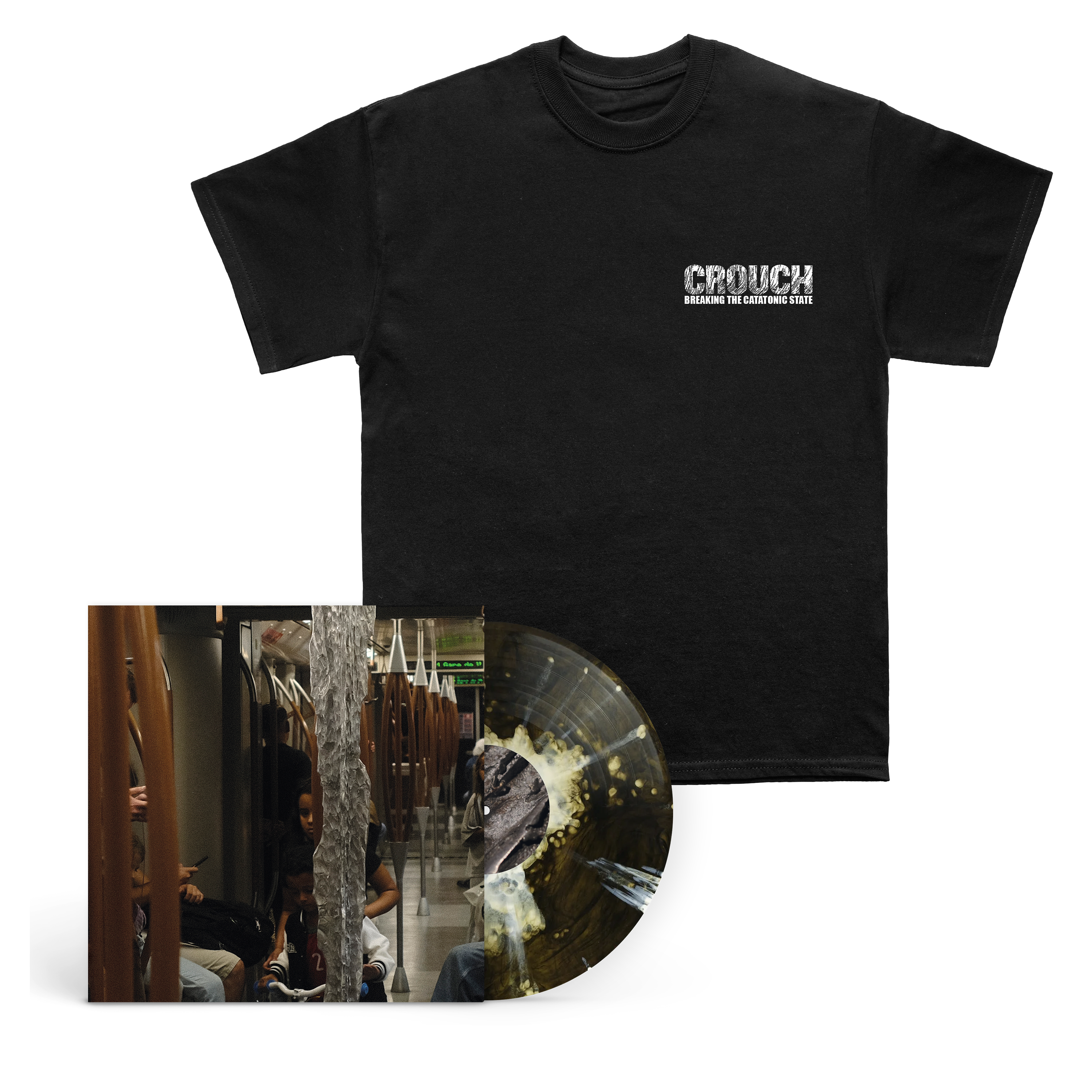 Crouch - Breaking The Catatonic State LP + T-Shirt Bundle (Pre-Order)